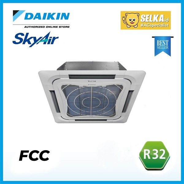 Daikin FCC140A AC Cassette 6 PK Standard Sky Air Series Wired 3 Phase