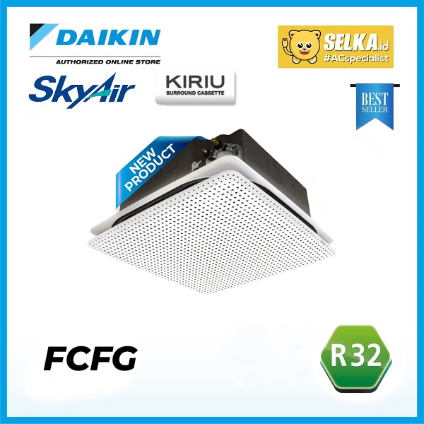 DAIKIN FCFG85AV14 AC CASSETTE 3,5 PK INVERTER KIRIU SURROUND WIRED