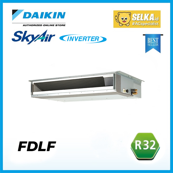 DAIKIN FDLF71DVM4 AC SPLIT DUCT CONNECTION LOW STATIC 3 PK INVERTER 3 PHASE WIRED