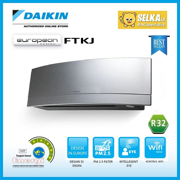 Daikin FTKJ25NVM4S/W AC Split 1 PK Inverter R32 (Europe Design)