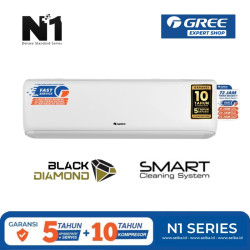GREE GWC-09N1 AC SPLIT 1 PK DELUXE STANDARD BLACK DIAMOND FIN