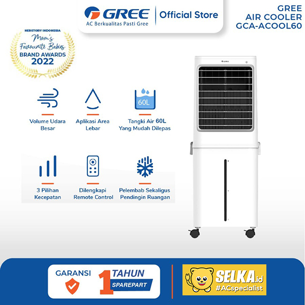 Gree GCA-ACOOL60 Air Cooler Penyejuk Ruangan