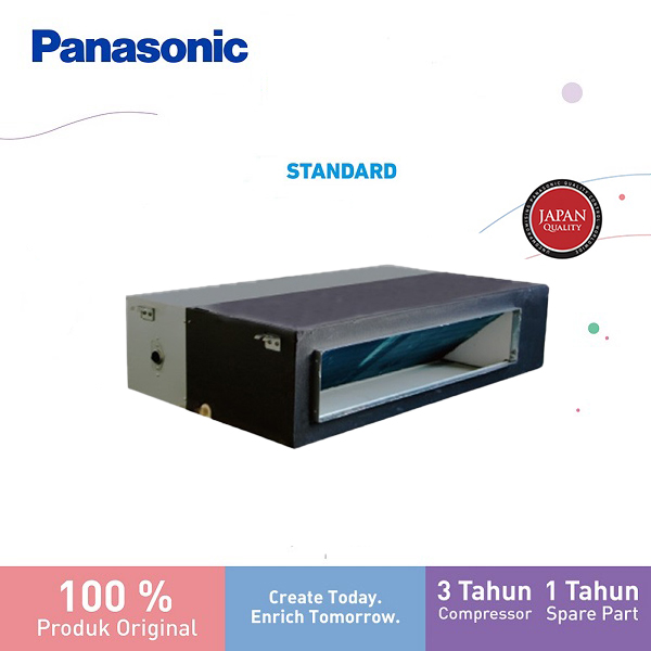 Panasonic S-18PFB1H5 1 Phase 2 PK AC Ceiling Ducted Standard