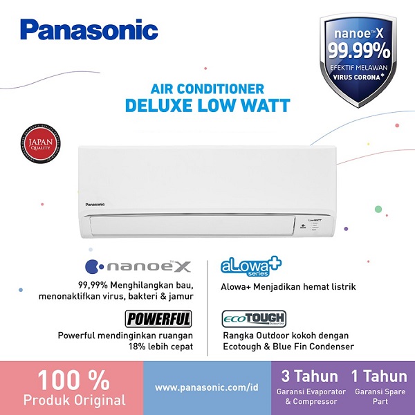 Panasonic CS-XN9WKJ AC Split 1 PK Deluxe Low Watt