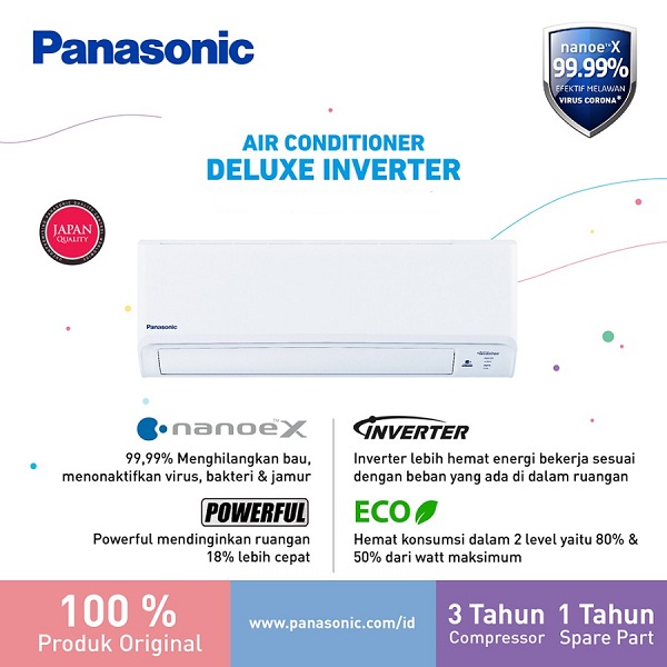 Panasonic XPU5XKJ AC Split 1/2 PK Inverter