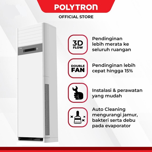 Polytron PSF-5032 AC Floor Standing 5 PK Standard 3 Phase