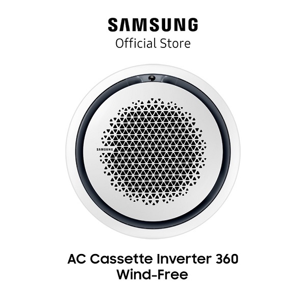 Samsung AC140TN4PKC/EA AC Cassette 360 5 PK Inverter Wind-Free Wireless Phase 3